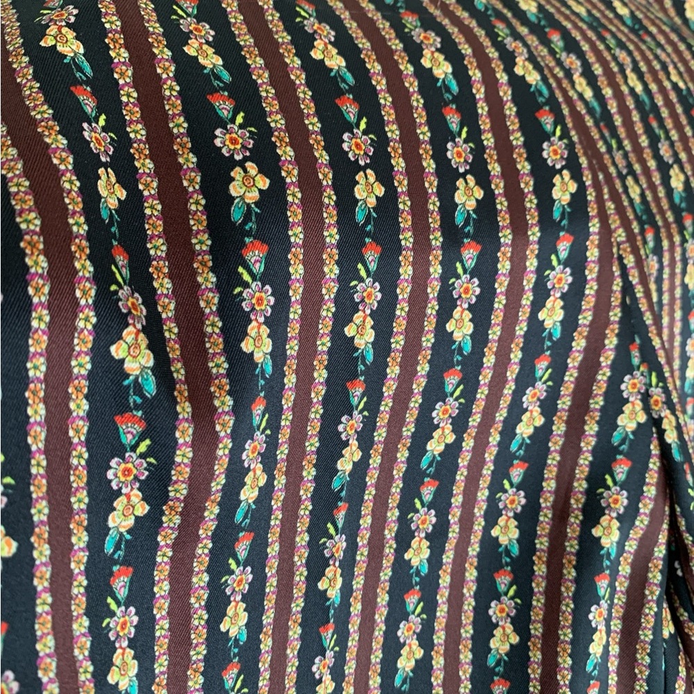 SANDRO Flowing Mixed-Print Wide Leg Trousers - Picture 7 of 9